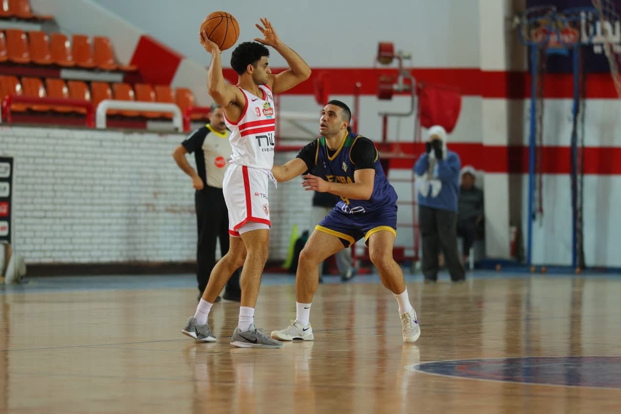 الزمالك يفوز على الجزيرة.. والأهلي يخسر أمام سبورتنج في دوري السلة